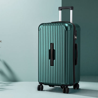 Wanderlite 28" Trunk Luggage Suitcase Travel 5 Wheels Type-C Port TSA Green LUG-ABS-TRUK-28-GN