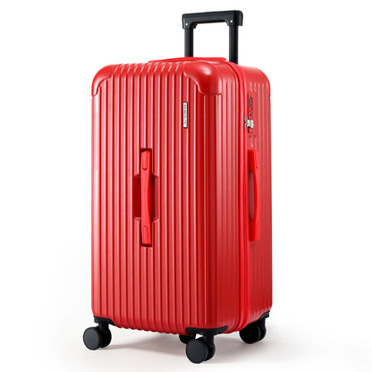 Wanderlite 28" Trunk Luggage Suitcase Travel 5 Wheels Type-C Port TSA Red LUG-ABS-TRUK-28-RD