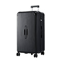 Wanderlite 32" Trunk Luggage Suitcase Travel 5 Wheels Type-C Port TSA Black LUG-ABS-TRUK-32-BK