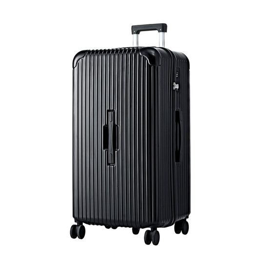 Wanderlite 32" Trunk Luggage Suitcase Travel 5 Wheels Type-C Port TSA Black LUG-ABS-TRUK-32-BK