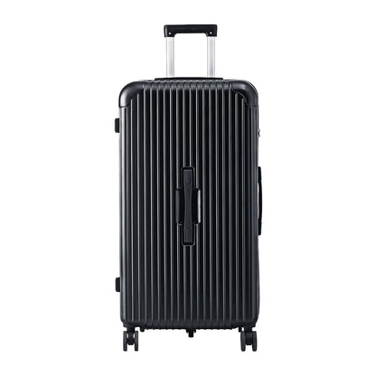 Wanderlite 32" Trunk Luggage Suitcase Travel 5 Wheels Type-C Port TSA Black LUG-ABS-TRUK-32-BK