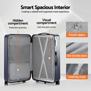 Wanderlite 32" Trunk Luggage Suitcase Travel TSA Type-C 5 Wheels Deep Indigo LUG-ABS-TRUK-32-DI