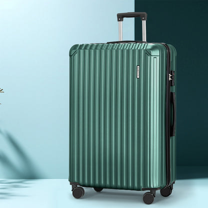 Wanderlite 28'' Luggage Travel Suitcase Set TSA Carry On Hard Case Green LUG-ABS-VG-28-GN
