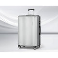 Wanderlite 28-inch Luggage Set with TSA LockABS Hard Shell Travel Suitcase Organiser Luggage Case Light Grey LUG-ABS-VG-28-LG