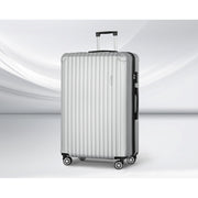 Wanderlite 28-inch Luggage Set with TSA LockABS Hard Shell Travel Suitcase Organiser Luggage Case Light Grey LUG-ABS-VG-28-LG