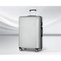 Wanderlite 28-inch Luggage Set with TSA LockABS Hard Shell Travel Suitcase Organiser Luggage Case Light Grey LUG-ABS-VG-28-LG