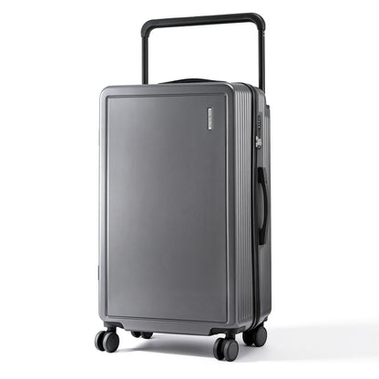 Wanderlite 28" Wide Handle Luggage Suitcase Travel TSA Lock Anthracite Grey LUG-PC-W-28-AG