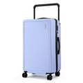 Wanderlite 28" Wide Handle Luggage Suitcase Travel TSA Lock Light Blue LUG-PC-W-28-LB
