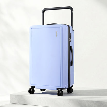 Wanderlite 28" Wide Handle Luggage Suitcase Travel TSA Lock Light Blue LUG-PC-W-28-LB