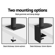 Artiss Monitor Arm Desk Mount Laptop Tray MA-B-D-C66-BK