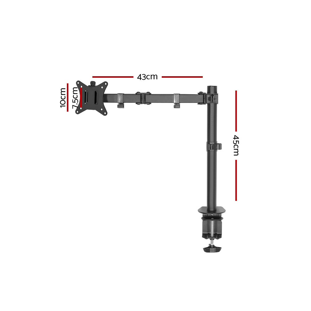 Artiss Monitor Arm Desk Mount Screen Bracket Holder MA-B-S-C12-BK