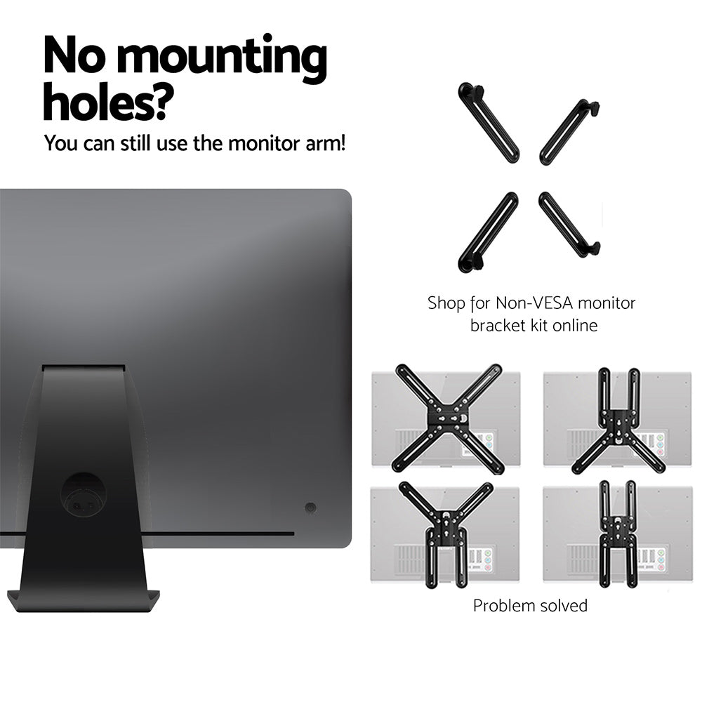 Artiss Monitor Arm Desk Mount Screen Holder Bracket MA-S-211-BK