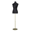Embellir Female Mannequin Dummy Model Dressmaker Clothes Display Torso Tailor BK MANNE-FEM-HALF-BK
