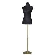 Embellir Female Mannequin Dummy Model Dressmaker Clothes Display Torso Tailor BK MANNE-FEM-HALF-BK