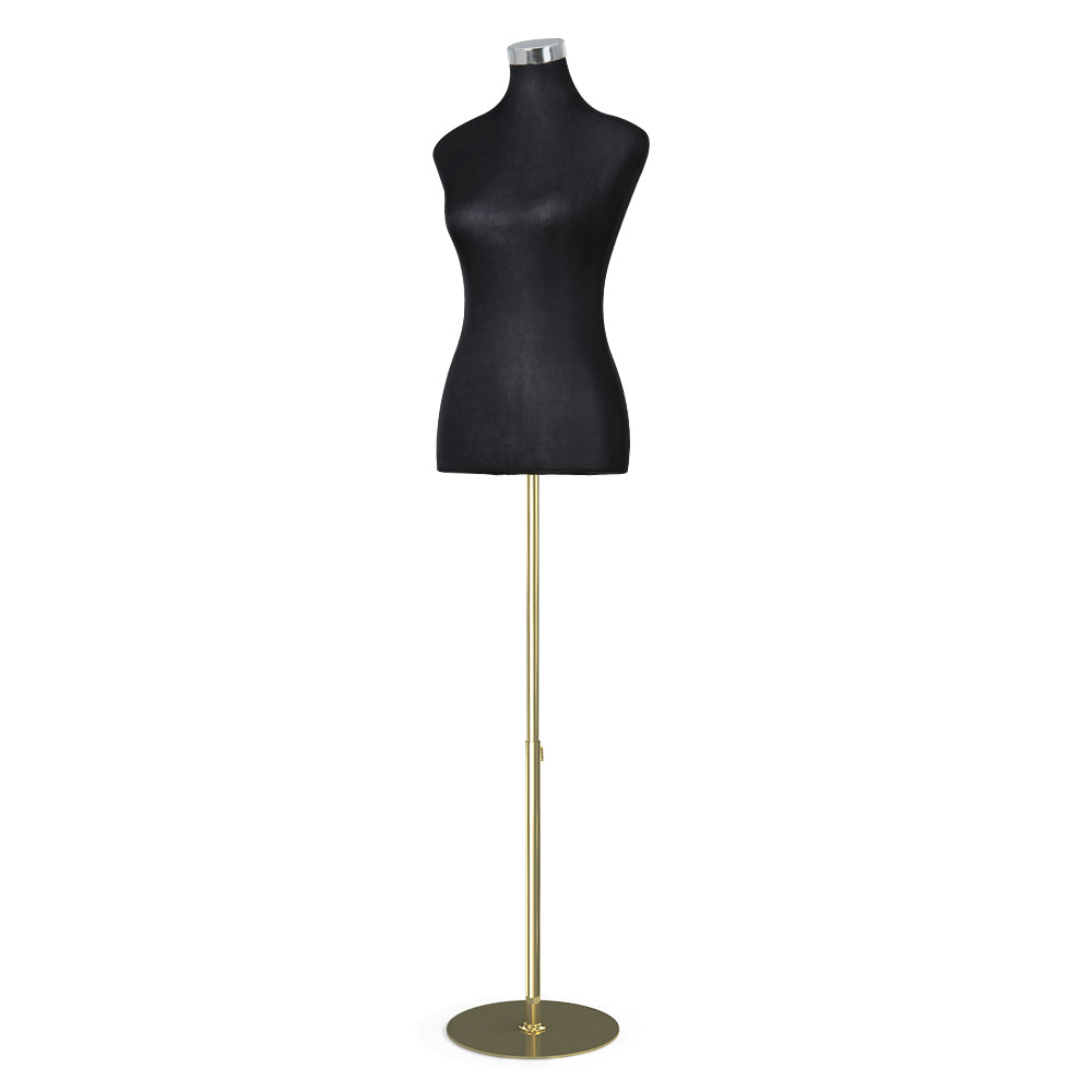 Embellir Female Mannequin Dummy Model Dressmaker Clothes Display Torso Tailor BK MANNE-FEM-HALF-BK