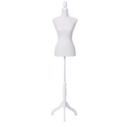 Female Mannequin 170cm Model Dressmaker Clothes Display Torso Tailor Wedding White MANNE-FEM-HALF-WH