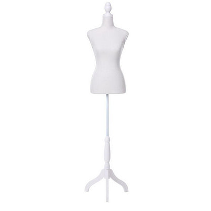 Female Mannequin 170cm Model Dressmaker Clothes Display Torso Tailor Wedding White MANNE-FEM-HALF-WH