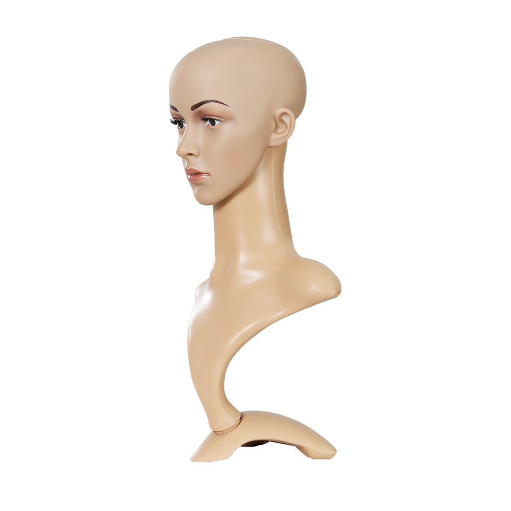 Embellir Female Mannequin Head Dummy Model Display Shop Stand Professional Use MANNE-FEM-HEAD-SKCO