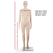 175cm Tall Full Body Female Mannequin - Skin Coloured MANNE-FEM-WF-SKCO