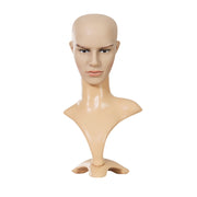 Embellir Male Mannequin Head Dummy Model Display Shop Stand Professional Use MANNE-MAL-HEAD-SKCO