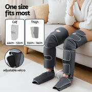 Livemor Leg Foot Massager Air Compression With Back Neck Massager Heat MAS-FOOT-NECK-01-BK