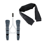 Livemor Electric Leg Foot Massager Air Wrap With Shiatsu Neck Massager Heating MAS-FOOT-NECK-8H-BK
