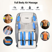 Livemor 4D Massage Chair Recliner - Full Body SL-Track Zero Gravity with AI Body Scan, Deep Tissue Electric MASCHR-4D-1AIR-GRBG