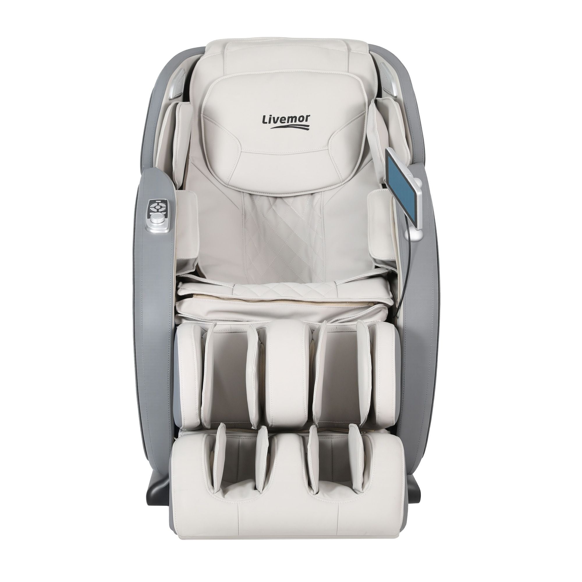Livemor 4D Massage Chair Recliner - Full Body SL-Track Zero Gravity with AI Body Scan, Deep Tissue Electric MASCHR-4D-1AIR-GRBG