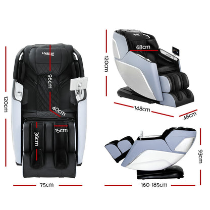 Livemor 4D Massage Chair Electric Recliner Home Massager Garin MASCHR-4D-1GEAR-BKBU