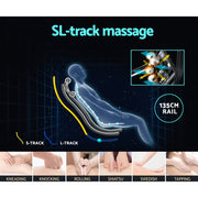 Livemor 4D Massage Chair Electric Recliner Home Massager Garin MASCHR-4D-1GEAR-BKBU