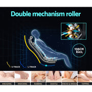 Livemor 4D Massage Chair Recliner SL Track Full Body Zero Gravity Massager Heated AI Body Scan Melisa MASCHR-4D-2GEAR-BUGR