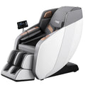 Livemor Massage Chair Electric Recliner Double Core Mechanism Massager ROWA White MASCHR-4D-ROWA-WHGY