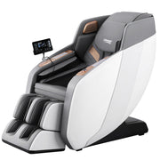 Livemor Massage Chair Electric Recliner Double Core Mechanism Massager ROWA White MASCHR-4D-ROWA-WHGY