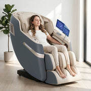 Livemor 4D Massage Chair Recliner SL Track Full Body Zero Gravity Massager Heated AI Body Scan SINA MASCHR-4D-SINA-GY