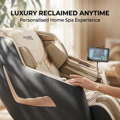 Livemor Massage Chair Electric Recliner Home Massager 3D Opal MASCHR-B-3D-OPAL-GY