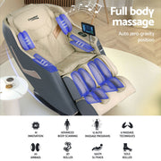 Livemor Massage Chair Electric Recliner Home Massager 3D Opal MASCHR-B-3D-OPAL-GY