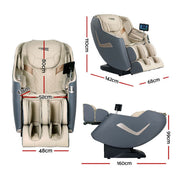 Livemor Massage Chair Electric Recliner Home Massager 3D Opal MASCHR-B-3D-OPAL-GY
