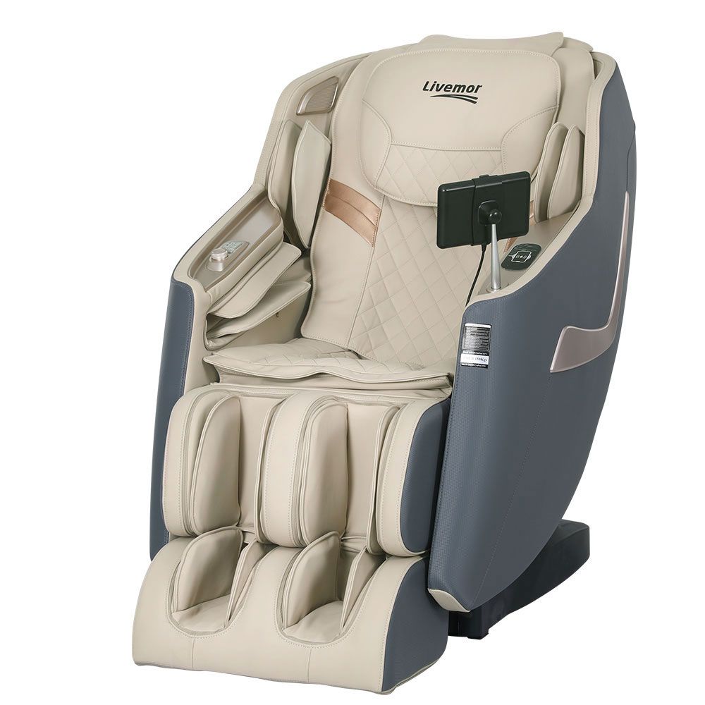 Livemor Massage Chair Electric Recliner Home Massager 3D Opal MASCHR-B-3D-OPAL-GY