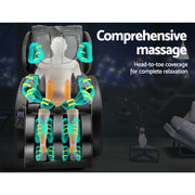 Livemor Massage Chair Electric Recliner 22 Nodes Massager Belmue MASCHR-CLA-BK