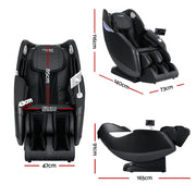 Livemor Massage Chair Electric Recliner Home 3D Massager Flynn MASCHR-E-3D-FLYNN-BK