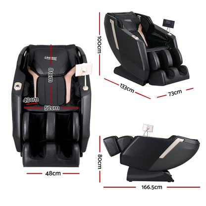 Livemor Massage Chair Electric Recliner Home Massager Baird MASCHR-E-BAIRD-BK