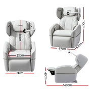 Livemor Massage Chair Electric Vibration Recliner Chair ZENO MASCHR-E-ZENO-BG