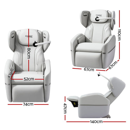 Livemor Massage Chair Electric Vibration Recliner Chair ZENO MASCHR-E-ZENO-BG