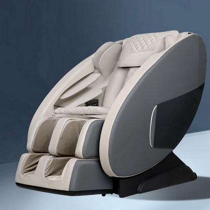 Livemor Massage Chair Electric Recliner Massager Grey Ellmue MASCHR-HOR-GY