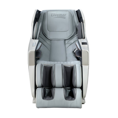 Livemor Massage Chair Electric Recliner Massager White Varitas MASCHR-PLS-WH