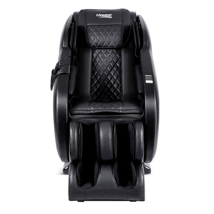 Livemor Massage Chair Electric Recliner Massager Black Ozeni MASCHR-SMT-O-FUBK