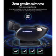 Livemor Massage Chair Electric Recliner Massager Black Ozeni MASCHR-SMT-O-FUBK