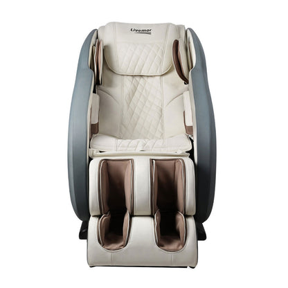 Livemor Massage Chair Electric Recliner Massager Grey Ozeni MASCHR-SMT-O-NVCR