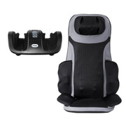 Livemor Full Back Massage Seat Cushion Heating With Kneading Foot Massagers MASSAGE-188-BARON-BK