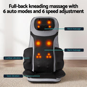 Livemor Massage Cushion Heating Massage Seats With Calf Foot Massager MASSAGE-LF03-BARON-BK